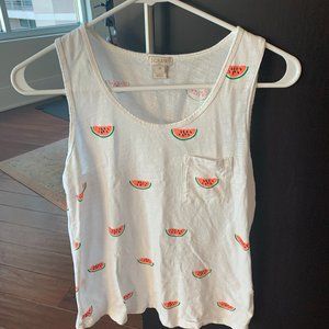 J Crew Watermelon Tank Top